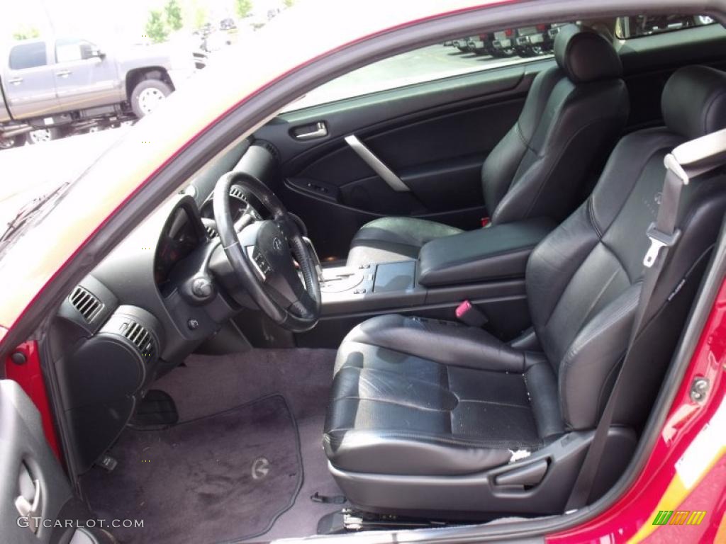 Graphite Interior 2004 Infiniti G 35 Coupe Photo #49890830