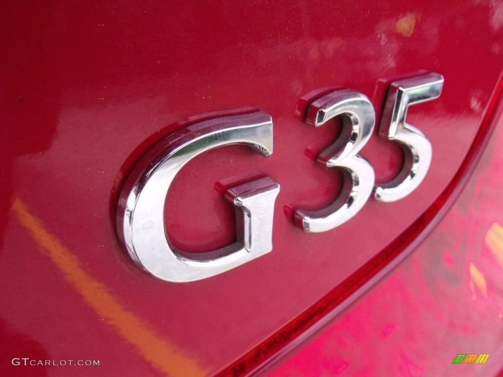 2004 Infiniti G 35 Coupe Marks and Logos Photo #49890860