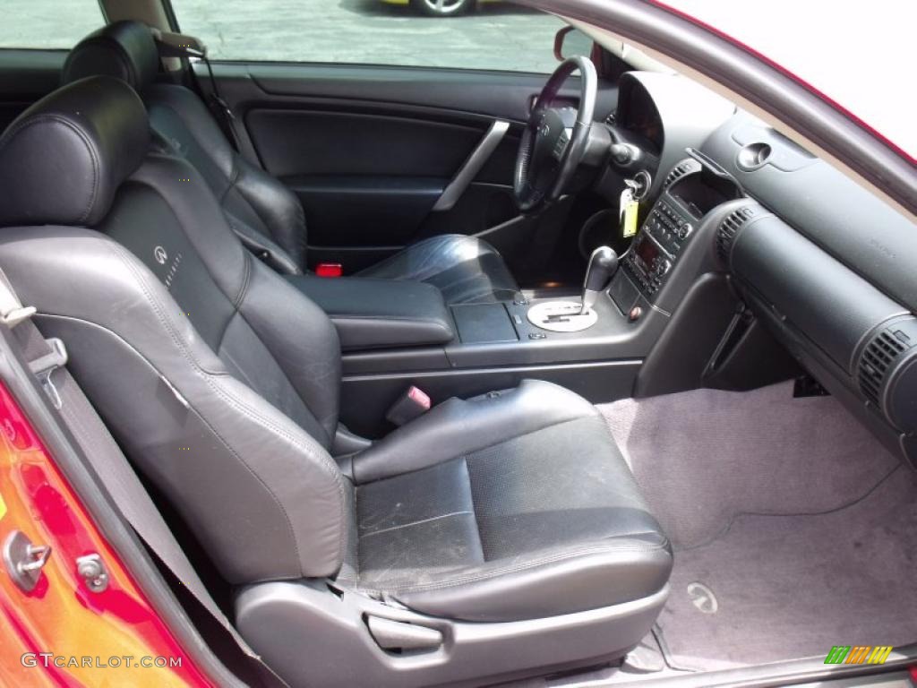 Graphite Interior 2004 Infiniti G 35 Coupe Photo #49890875