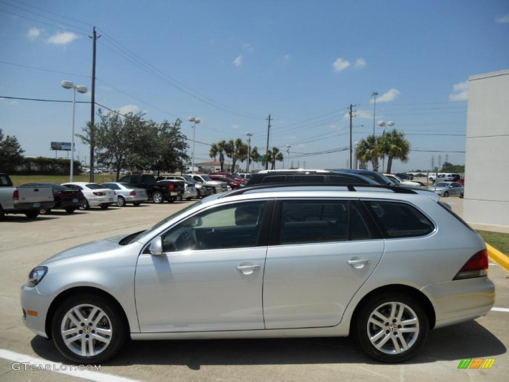 2011 Jetta TDI SportWagen - Reflex Silver Metallic / Titan Black photo #4