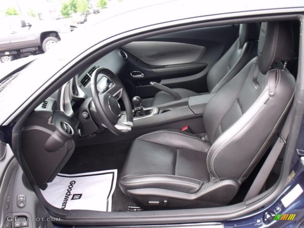 Black Interior 2010 Chevrolet Camaro SS Coupe Photo #49891151
