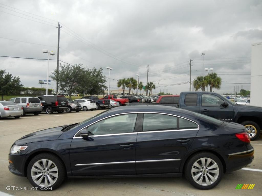 Night Blue Metallic 2012 Volkswagen CC Sport Exterior Photo #49891436
