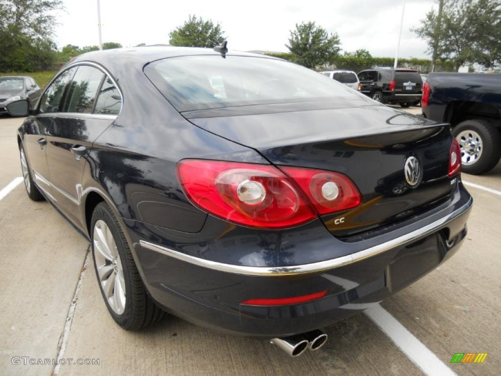 Night Blue Metallic 2012 Volkswagen CC Sport Exterior Photo #49891451