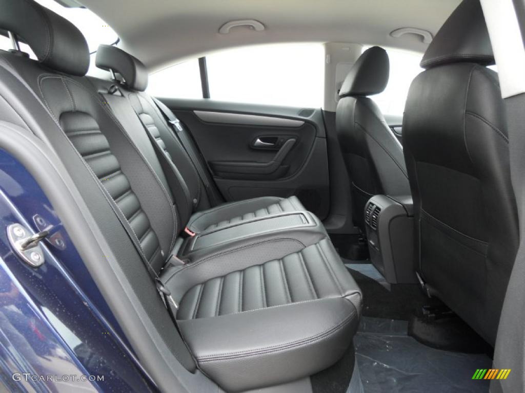 Black Interior 2012 Volkswagen CC Sport Photo #49891583