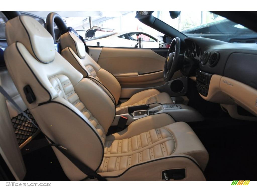 Beige Interior 2003 Ferrari 360 Spider F1 Photo #49891633