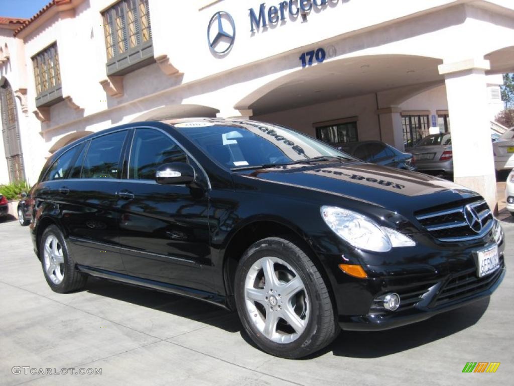 2009 R 350 4Matic - Black / Black photo #1