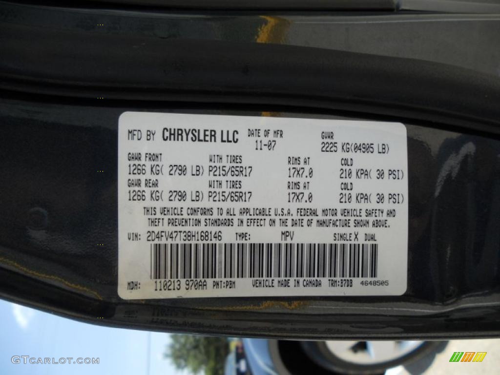 2008 Magnum  - Steel Blue Metallic / Dark Slate Gray/Light Slate Gray photo #27