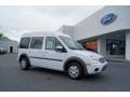 Frozen White 2011 Ford Transit Connect XLT Premium Passenger Wagon Exterior