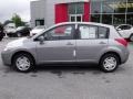 2011 Magnetic Gray Metallic Nissan Versa 1.8 S Hatchback  photo #2