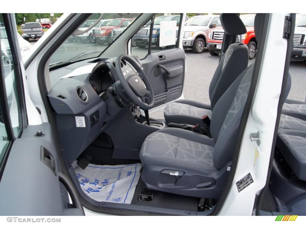 Dark Grey Interior 2011 Ford Transit Connect XLT Premium Passenger Wagon Photo #49892855