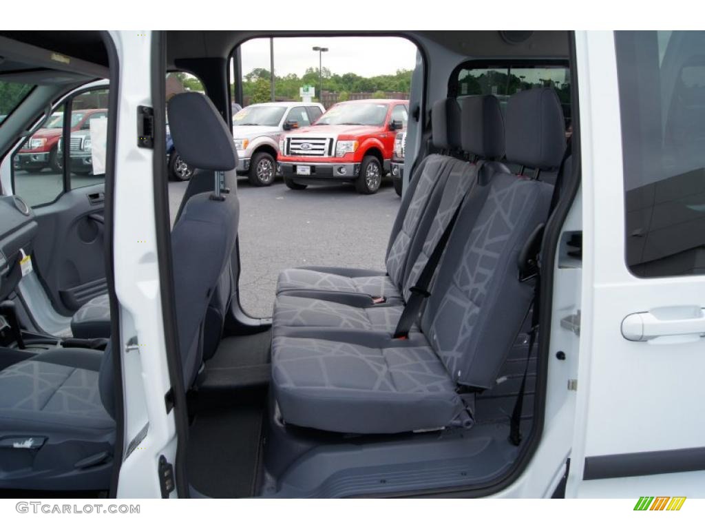 Dark Grey Interior 2011 Ford Transit Connect XLT Premium Passenger Wagon Photo #49892870
