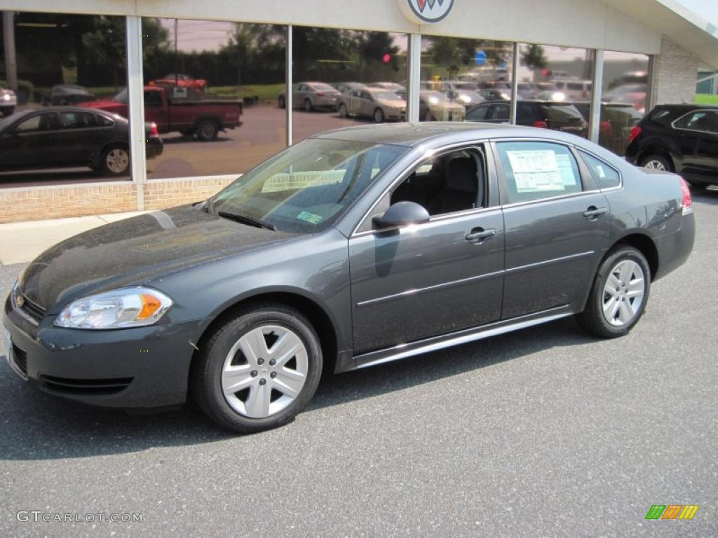 2011 Impala LS - Cyber Gray Metallic / Ebony photo #2