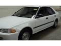 1995 Frost White Honda Civic DX Sedan  photo #8