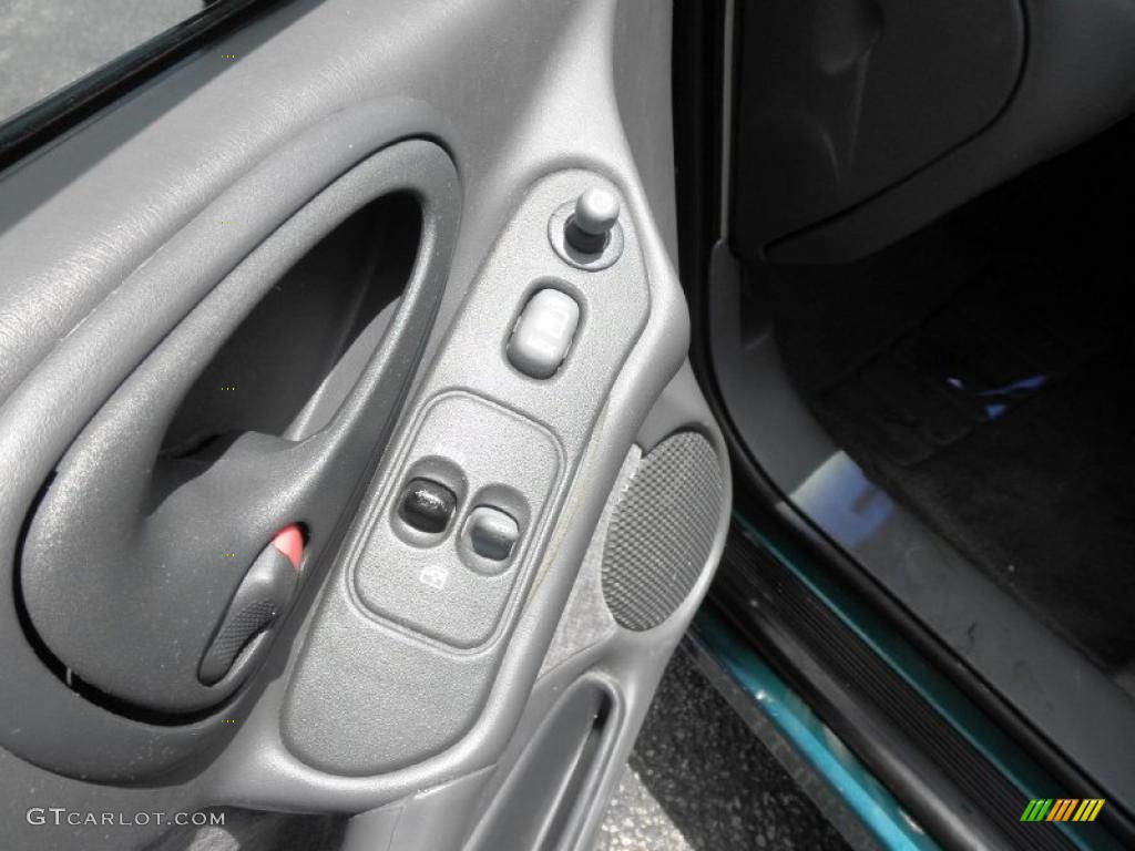1999 Grand Am GT Coupe - Medium Green Blue Metallic / Dark Pewter photo #13