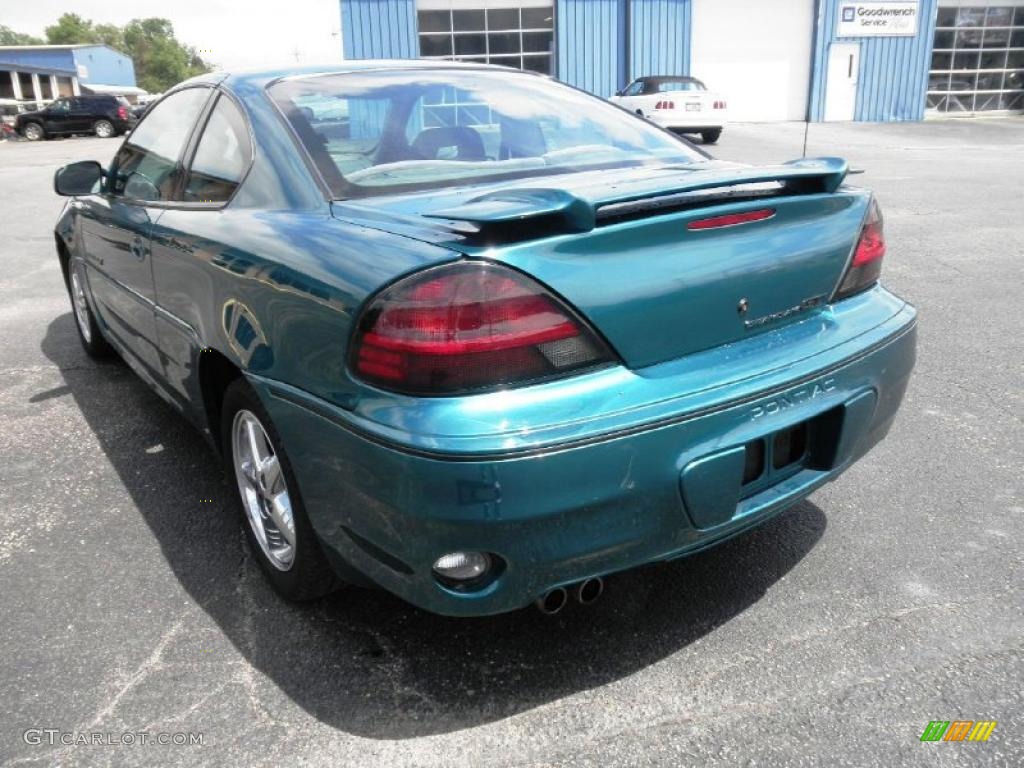 1999 Grand Am GT Coupe - Medium Green Blue Metallic / Dark Pewter photo #17