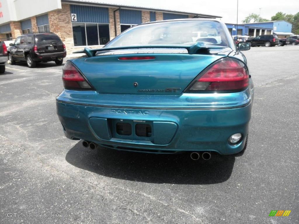 1999 Grand Am GT Coupe - Medium Green Blue Metallic / Dark Pewter photo #18