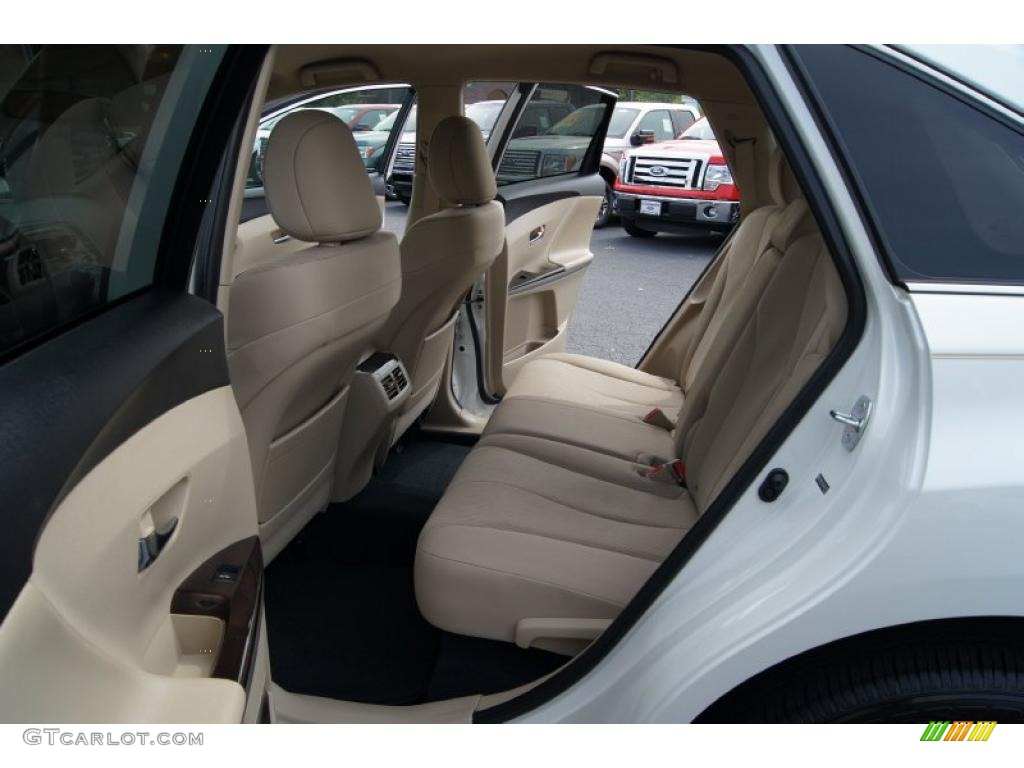 2009 Venza AWD - Blizzard Pearl / Ivory photo #10