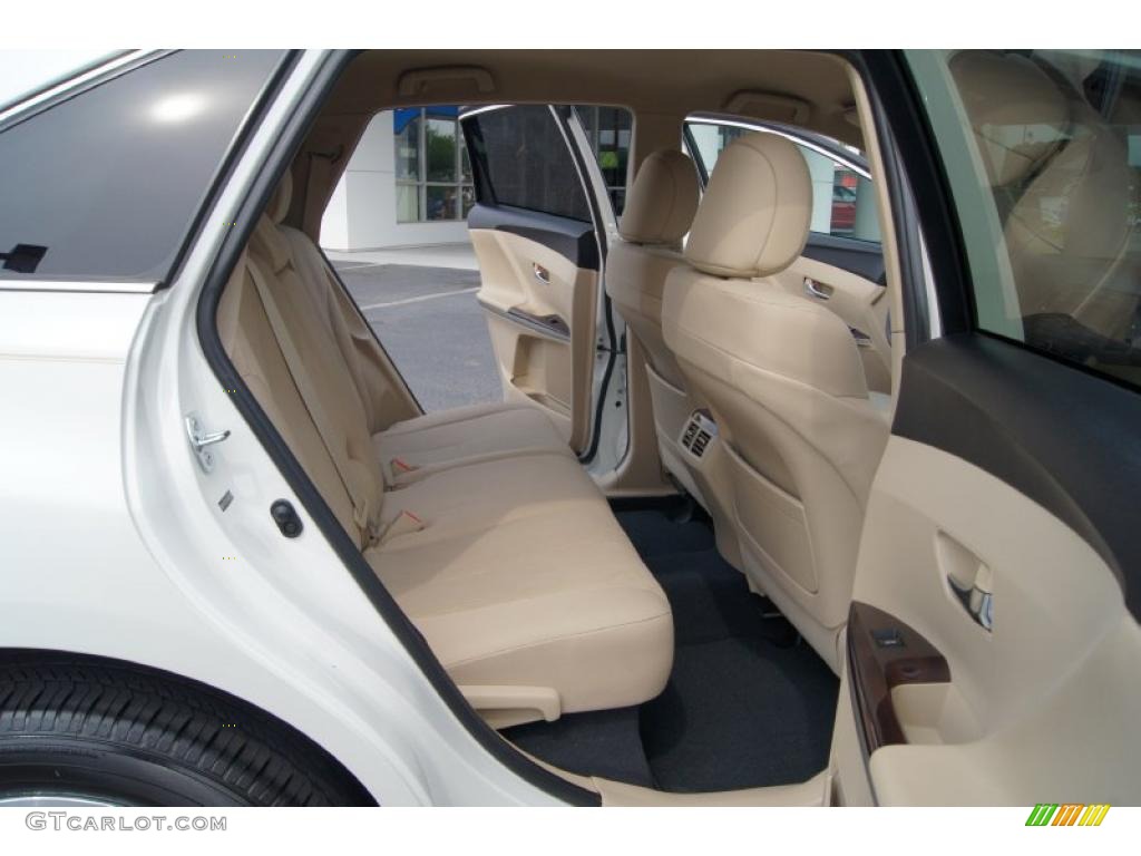 2009 Venza AWD - Blizzard Pearl / Ivory photo #14