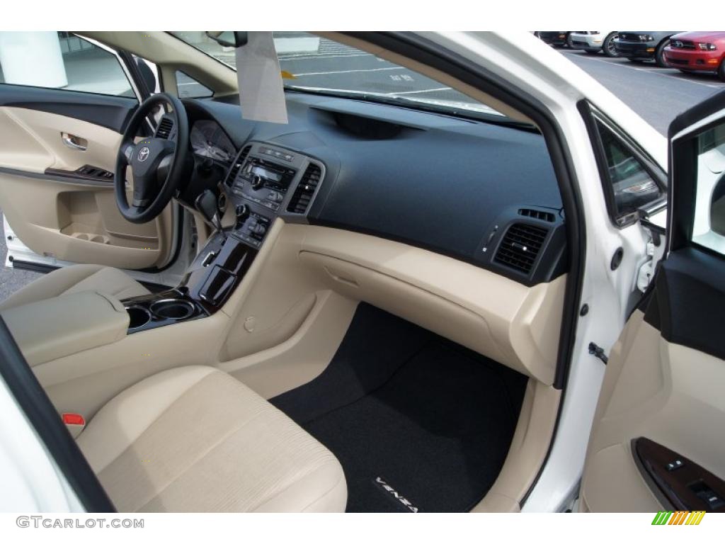2009 Toyota Venza AWD Ivory Dashboard Photo #49895426