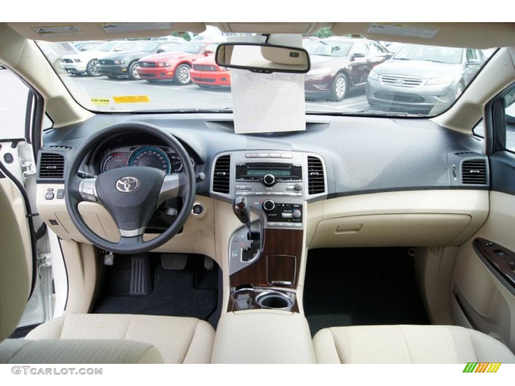 2009 Toyota Venza AWD Ivory Dashboard Photo #49895495