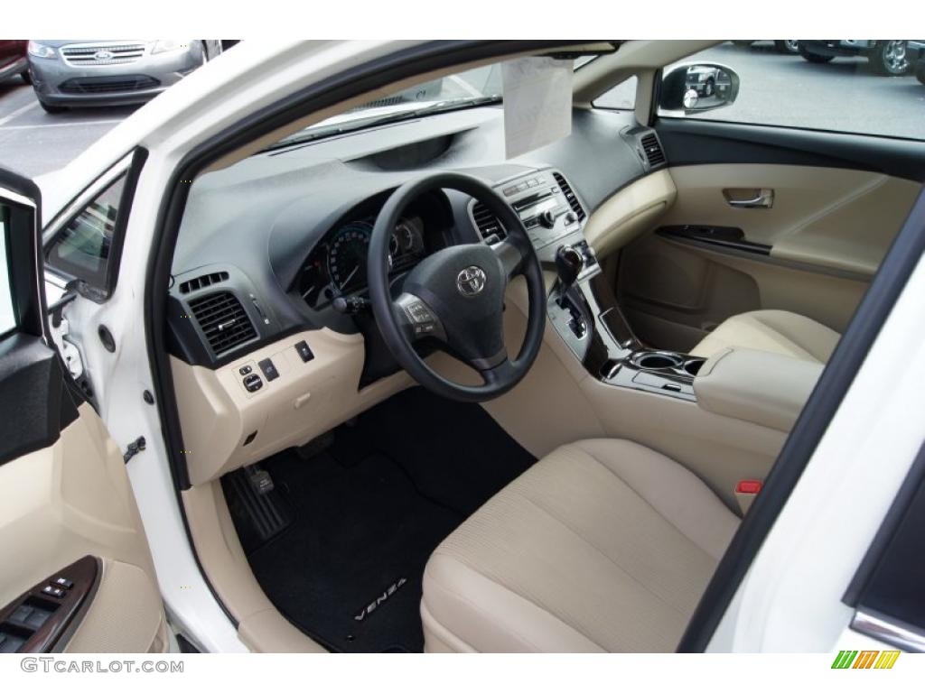 Ivory Interior 2009 Toyota Venza AWD Photo #49895543