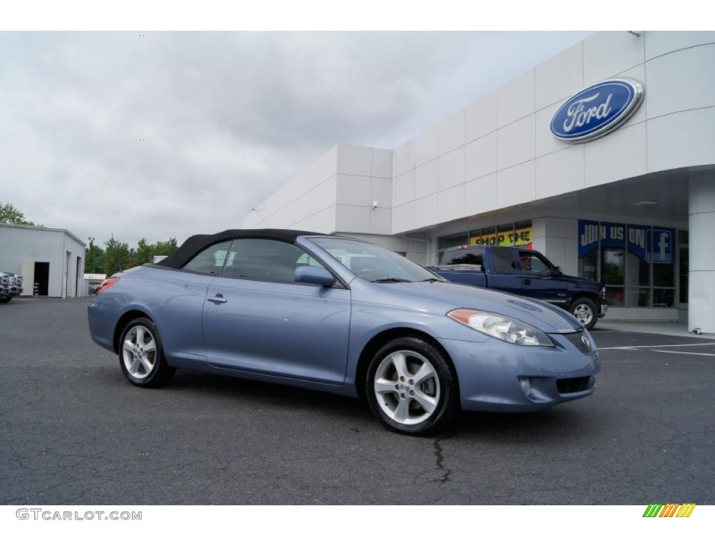 2006 Solara SE V6 Convertible - Cosmic Blue Metallic / Charcoal photo #1