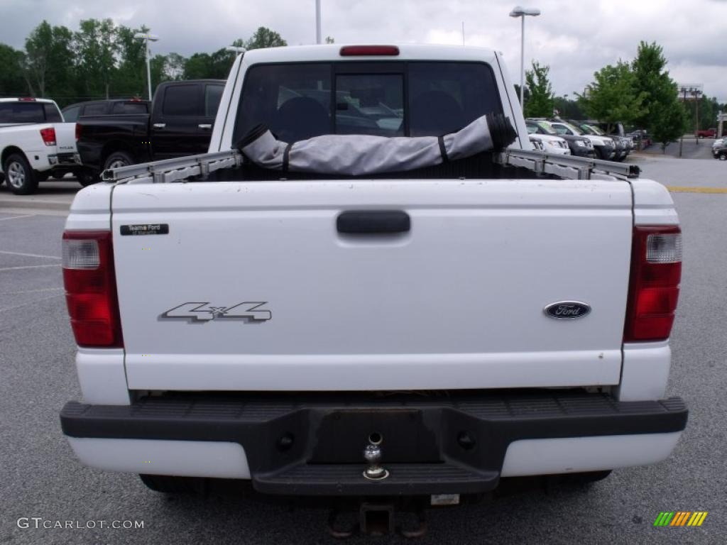 2001 Ranger Edge SuperCab 4x4 - Oxford White / Medium Prairie Tan photo #4