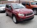 2011 Deep Cherry Red Crystal Pearl Jeep Compass 2.4 Latitude 4x4  photo #3