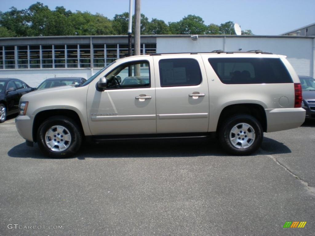 Gold Mist Metallic 2008 Chevrolet Suburban 1500 LT 4x4 Exterior Photo #49897040