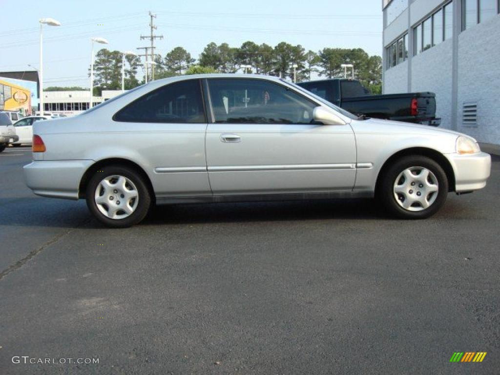 1998 Civic EX Coupe - Vogue Silver Metallic / Gray photo #3