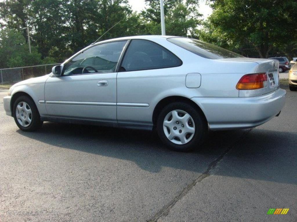 1998 Civic EX Coupe - Vogue Silver Metallic / Gray photo #5