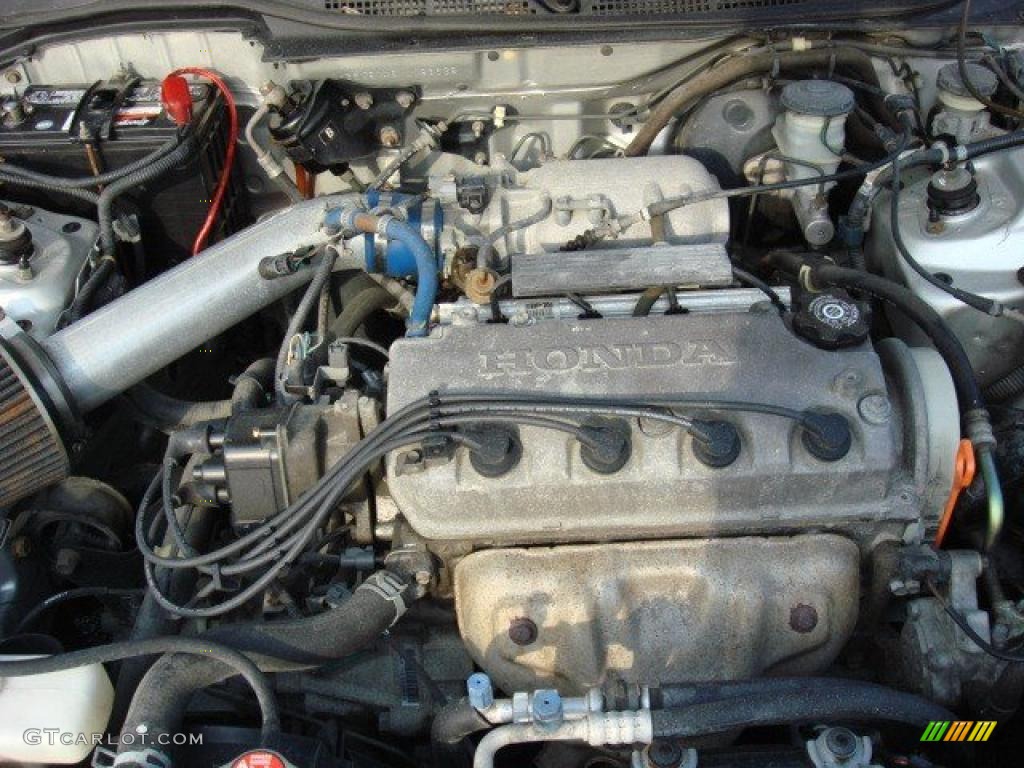 1998 Honda Civic EX Coupe 1.6 Liter SOHC 16V VTEC 4 Cylinder Engine Photo #49897893