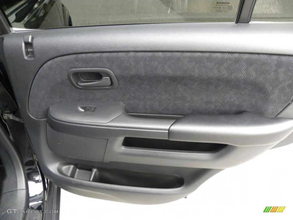 2005 Honda CR-V LX Black Door Panel Photo #49898378
