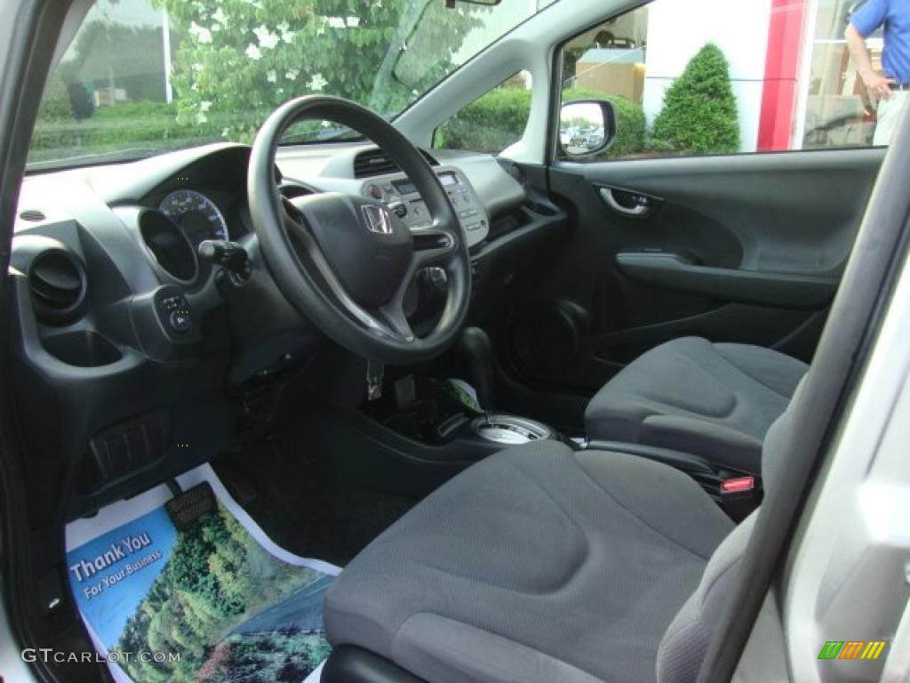 Gray Interior 2009 Honda Fit Standard Fit Model Photo #49900064
