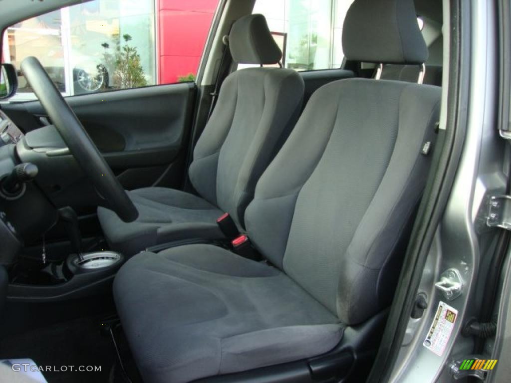 Gray Interior 2009 Honda Fit Standard Fit Model Photo #49900103