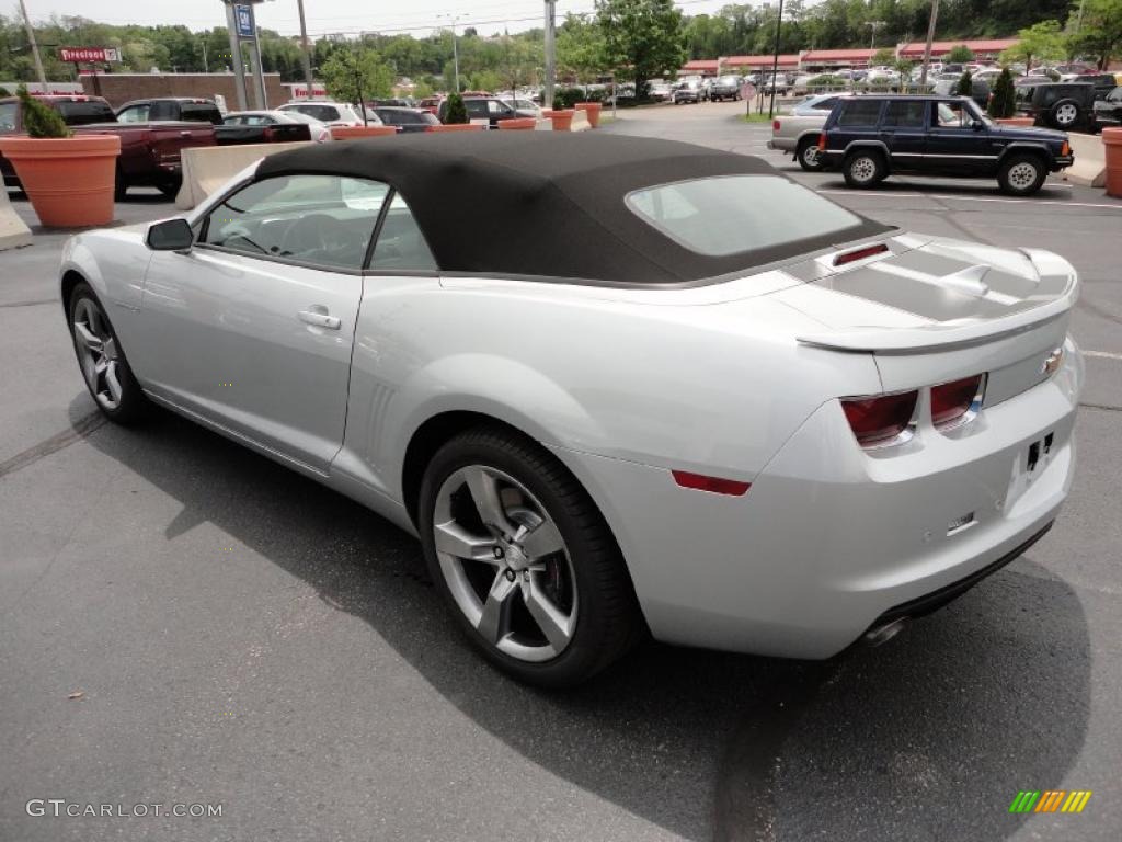 Silver Ice Metallic 2011 Chevrolet Camaro SS/RS Convertible Exterior Photo #49900655