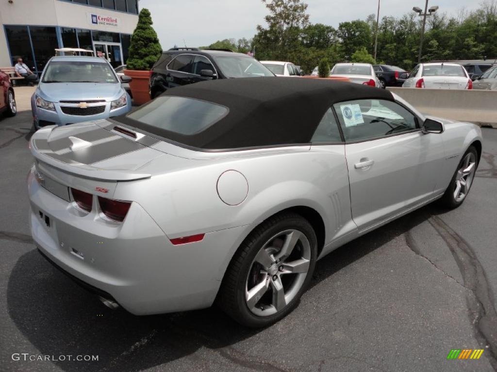 Silver Ice Metallic 2011 Chevrolet Camaro SS/RS Convertible Exterior Photo #49900673