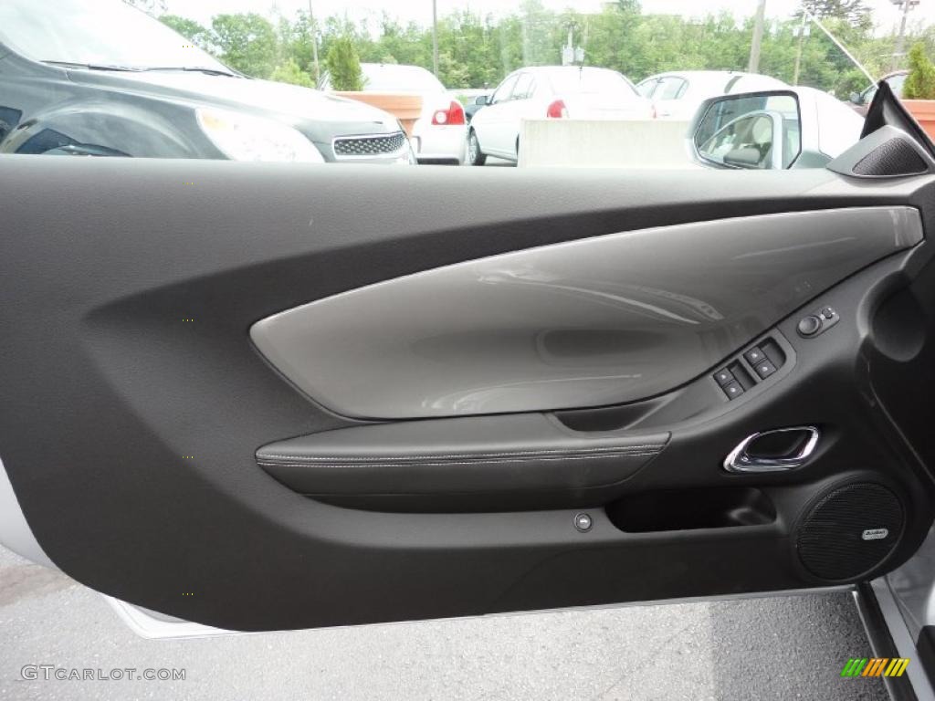 2011 Chevrolet Camaro SS/RS Convertible Black Door Panel Photo #49900751