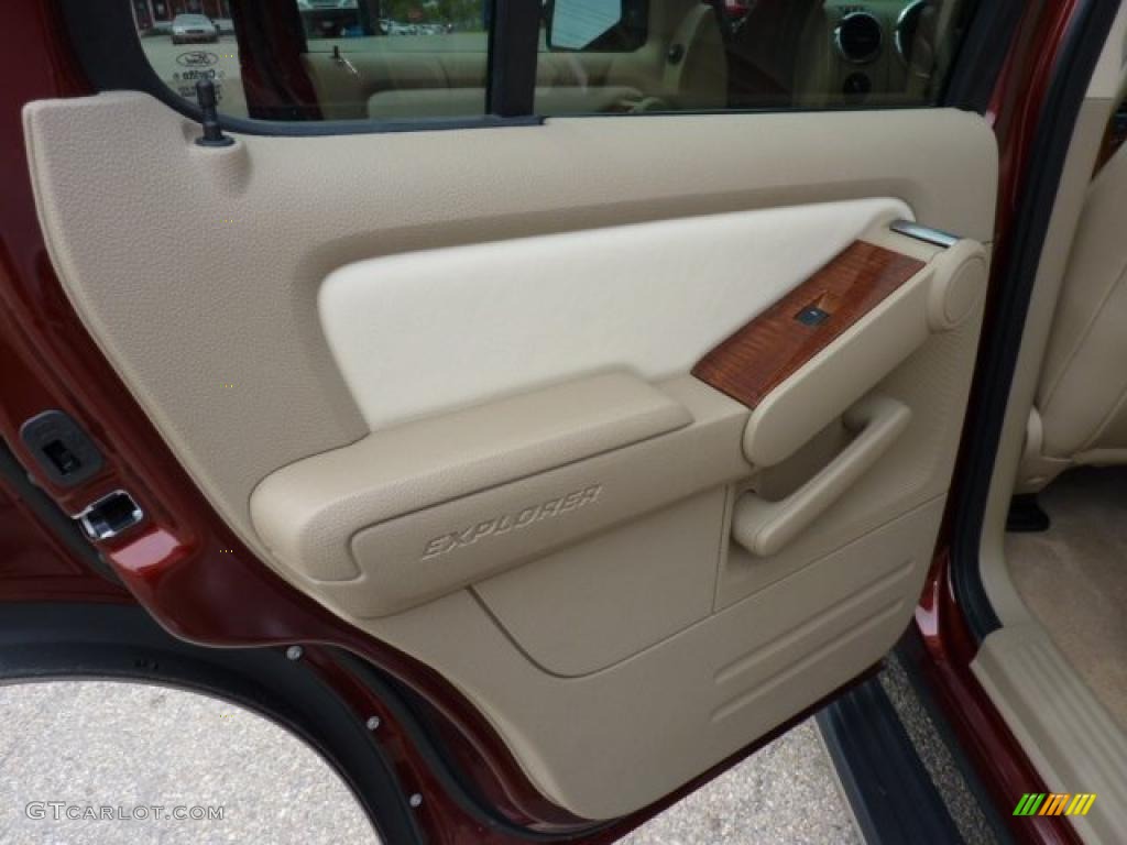 2010 Ford Explorer Eddie Bauer 4x4 Camel Door Panel Photo #49902287
