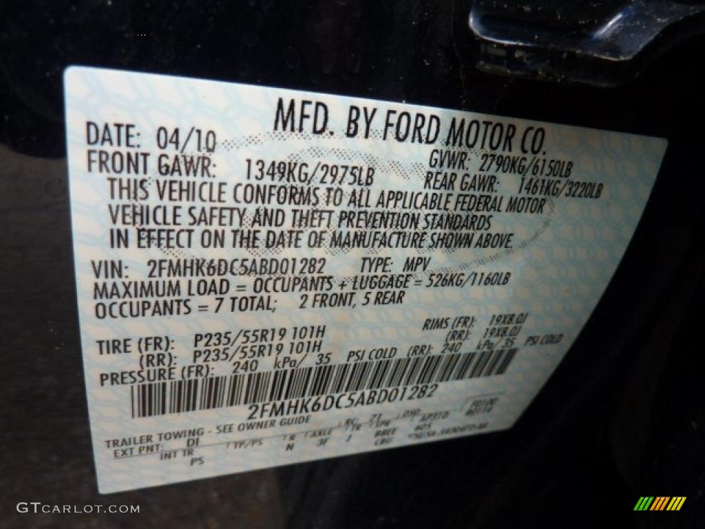 2010 Flex Color Code DI for Dark Ink Blue Metallic Photo #49902359