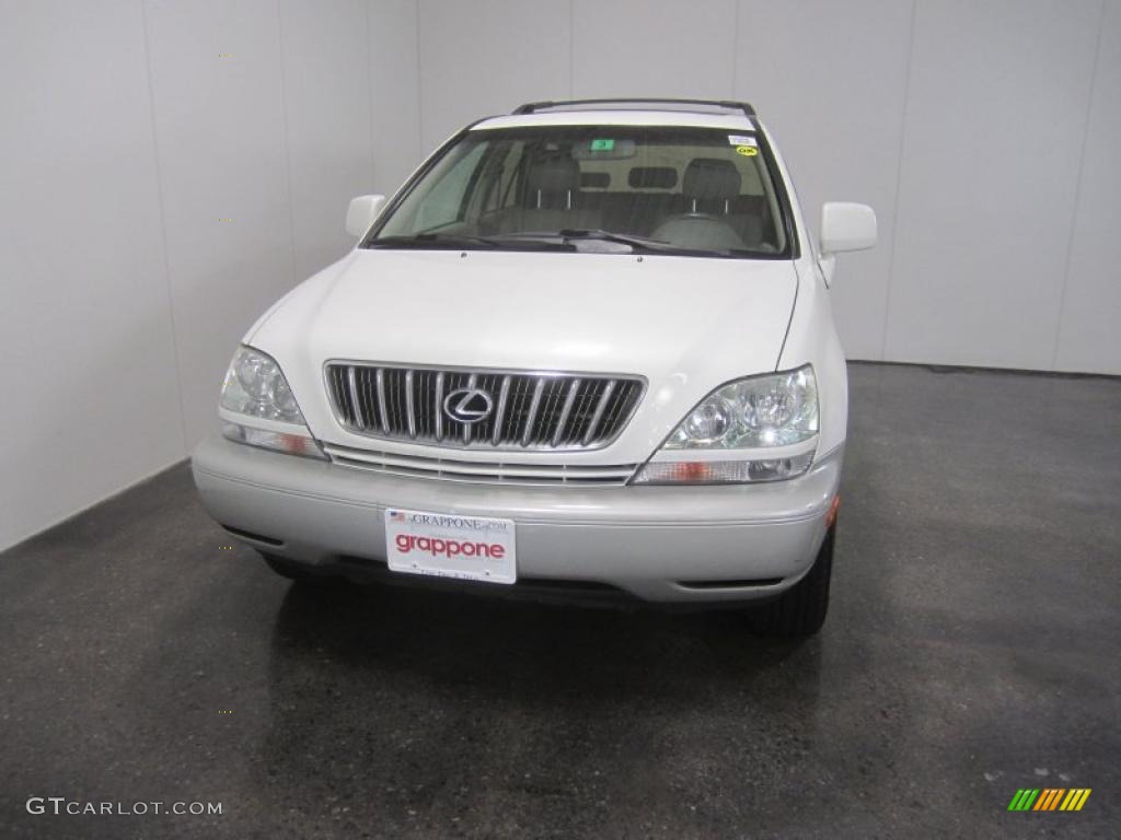 2001 RX 300 AWD - White Gold Crystal / Ivory photo #2