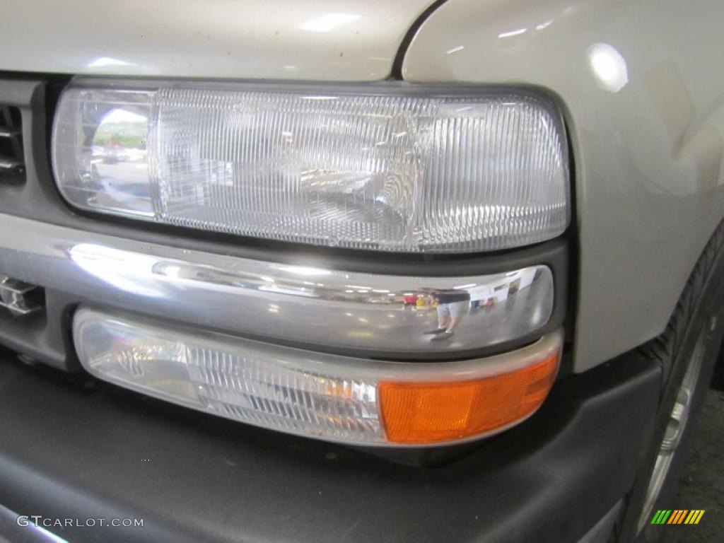 2002 Silverado 1500 LS Regular Cab - Light Pewter Metallic / Tan photo #4