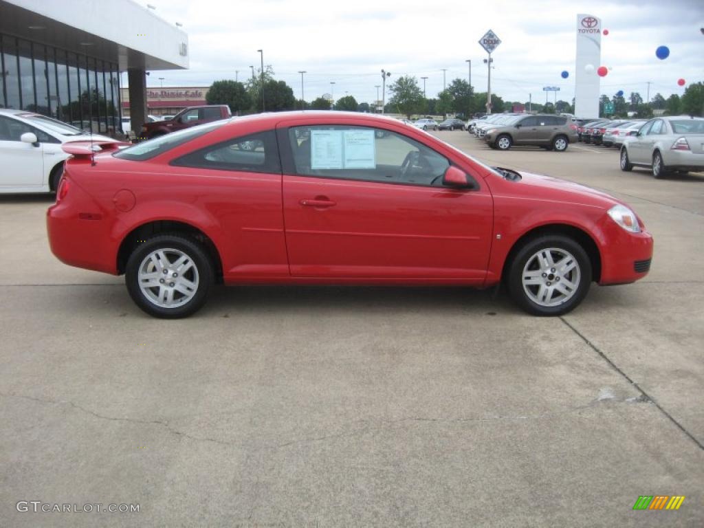 2007 Cobalt LT Coupe - Victory Red / Neutral Beige photo #8
