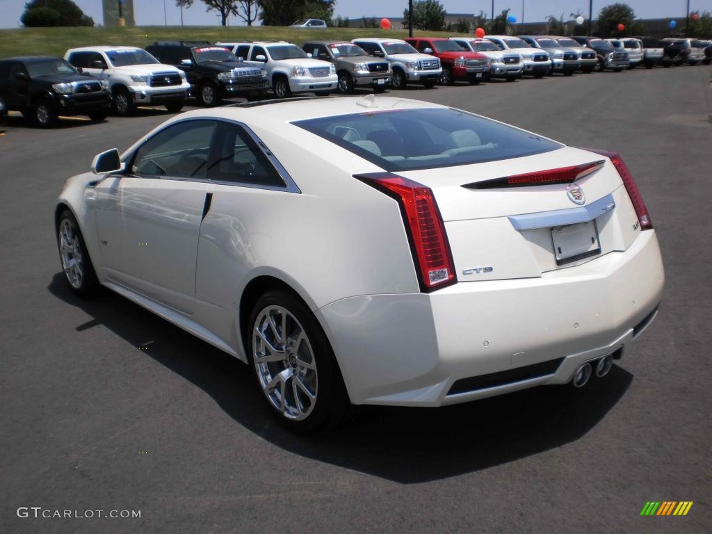 White Diamond Tricoat 2011 Cadillac CTS -V Coupe Exterior Photo #49904324