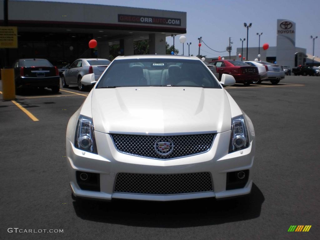 White Diamond Tricoat 2011 Cadillac CTS -V Coupe Exterior Photo #49904336