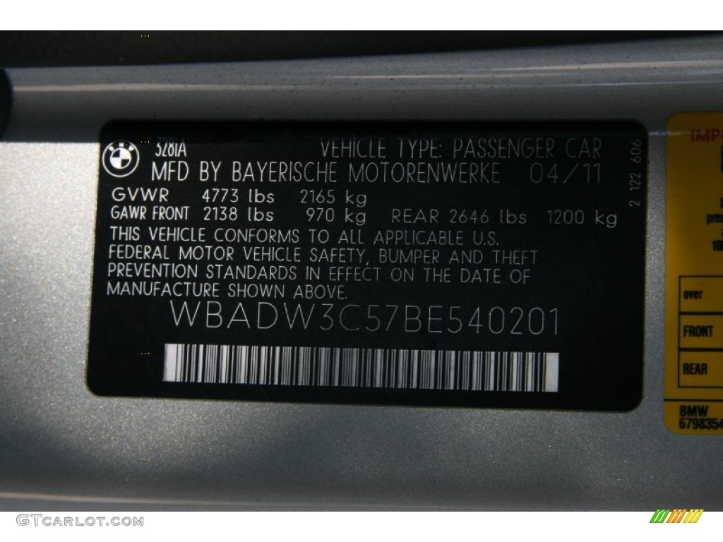 2011 3 Series 328i Convertible - Titanium Silver Metallic / Black Dakota Leather photo #6