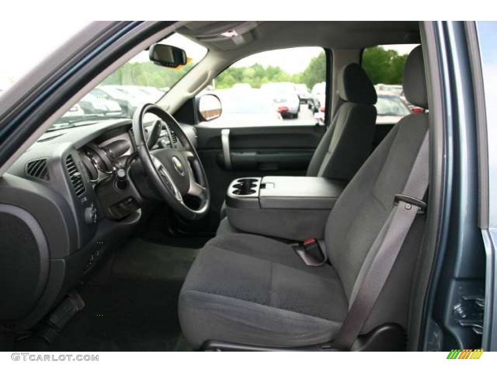 Ebony Interior 2008 Chevrolet Silverado 1500 LT Crew Cab 4x4 Photo #49905549