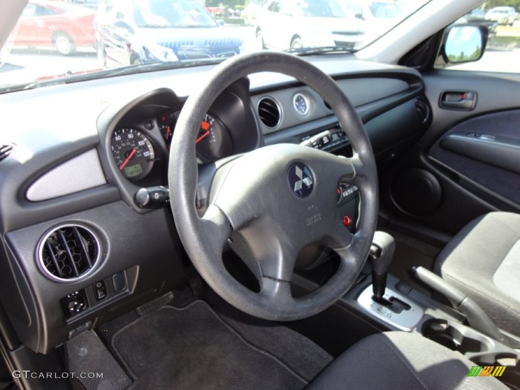 Charcoal Interior 2003 Mitsubishi Outlander LS Photo #49905600