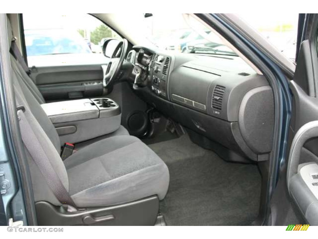 Ebony Interior 2008 Chevrolet Silverado 1500 LT Crew Cab 4x4 Photo #49905669