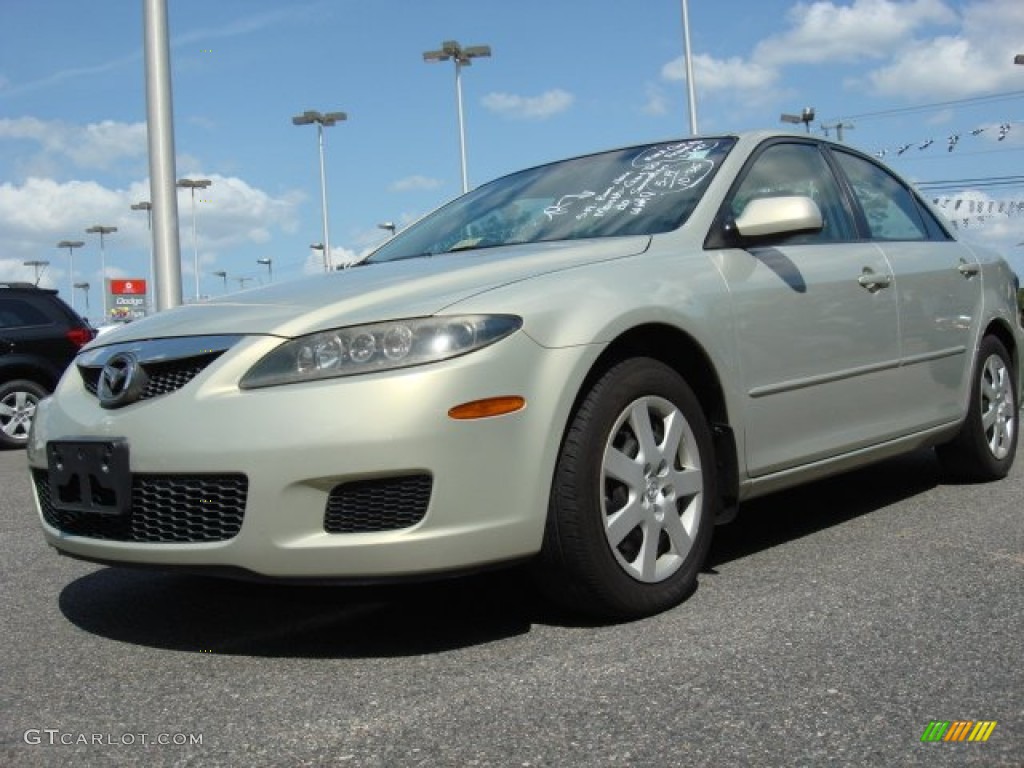 2006 MAZDA6 i Sedan - Pebble Ash Metallic / Beige photo #1